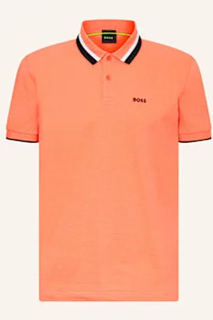 HUGO BOSS Koszulka Polo Z Piki Paddy Regular Fit orange