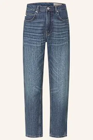 AG Jeans Jeansy Le Mans Dad Tapered Fit blau