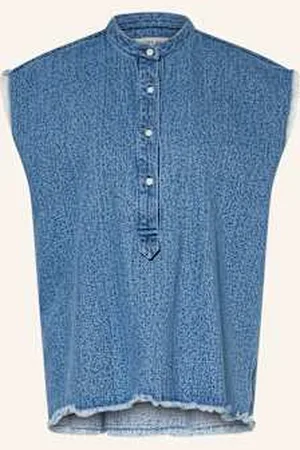 SOSUE Bluzka Jeansowa blau