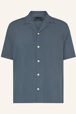 AllSaints Koszula Z Klapami Venice Relaxed Fit grau