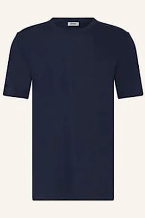 Drykorn T-Shirt Raphael Z Lnem blau