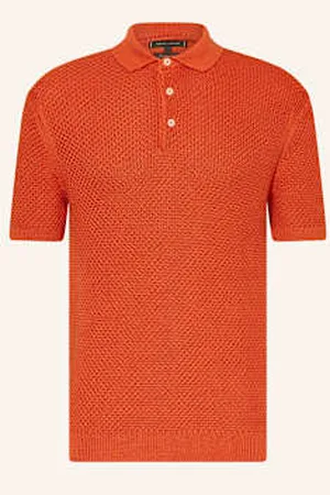 Tommy Hilfiger Koszulka Polo Z Dzianiny orange