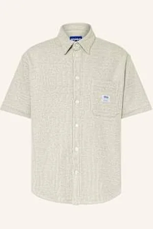 Hugo Blue Koszula Z Krótkim Rękawem Ebronn Comfort Fit weiss