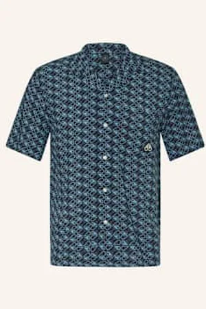 Moose Knuckles Koszula Z Klapami The Bay Regular Fit blau