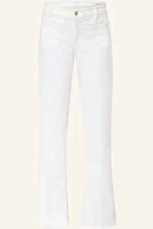 Cambio Jeansy Wide Leg Tess weiss