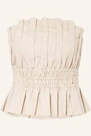 Gestuz Top Z Odkrytymi Ramionami Gzdecy beige