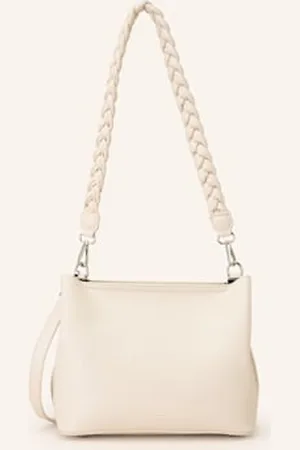 Seidenfelt Torebka Hobo weiss