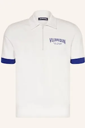 Vilebrequin Koszulka Polo Z Materiału Dresowego Rabiou weiss