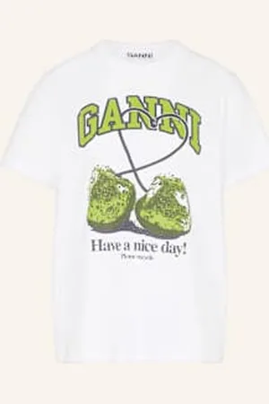 Ganni T-Shirt weiss