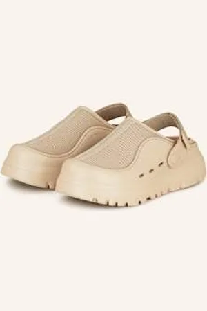 UGG Klapki Mules Na Platformie Peakmod beige