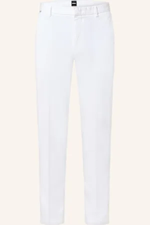 HUGO BOSS Chinosy Kaito Slim Fit weiss