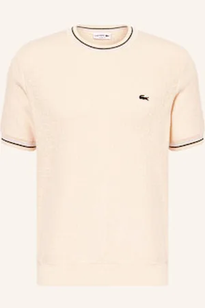Lacoste Dzianinowa Koszulka beige