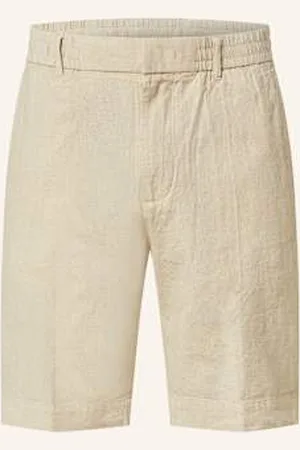 NN.07 Szorty Chinosy Billie Z Lnem beige