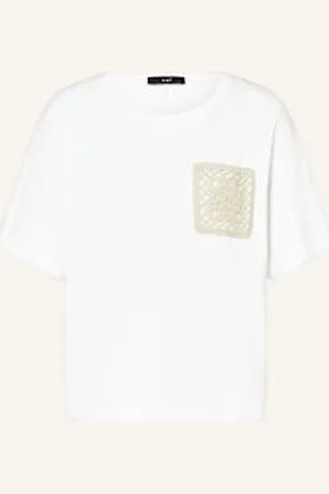 Oui T-Shirt weiss