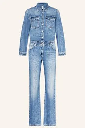 Pinko Kombinezon Jeansowy Tsavo Tuta blau