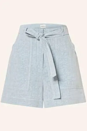 Claudie Pierlot Szorty W Stylu Jeansowym Z Lnem blau