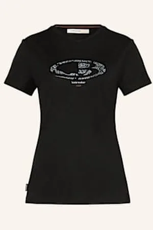 Icebreaker T-Shirt Merino 150 Tech Lite™ Z Wełny Merino schwarz