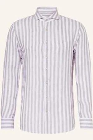 Profuomo Koszula Regular Fit Z Lnu gruen