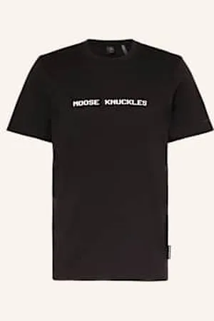 Moose Knuckles T-Shirt Milton schwarz