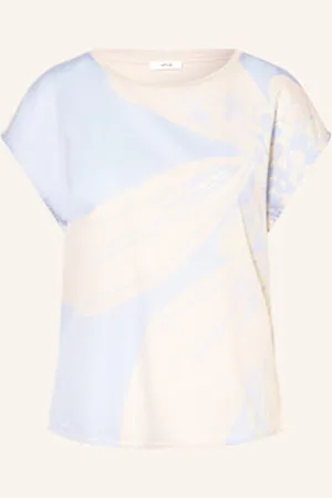 Opus T-Shirt Samelie Z Mieszanki Materiałów blau