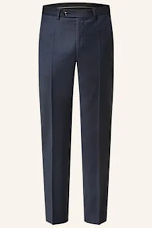 Digel Spodnie Garniturowe Modern Fit blau