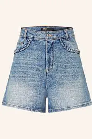 Maje Szorty Jeansowe blau