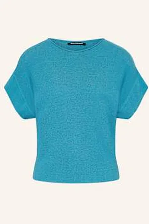 Luisa Cerano Dzianinowa Koszulka blau