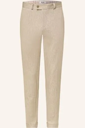 Club of Gents Spodnie Garniturowe Cg Clow Slim Fit beige