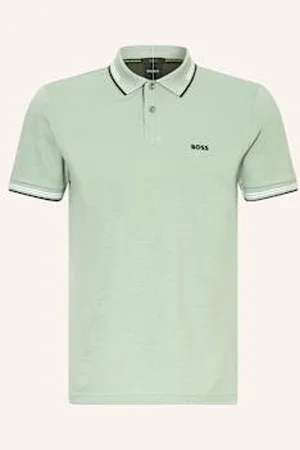 HUGO BOSS Koszulka Polo Z Piki Paul Slim Fit gruen