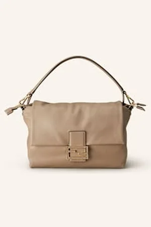 Fendi Torba Na Ramię Mamma Baguette beige