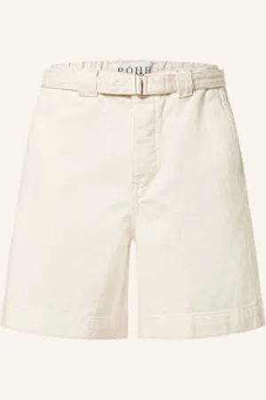 Rohe Róhe Szorty Relaxed Fit weiss