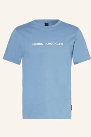 Moose Knuckles T-Shirt Milton blau