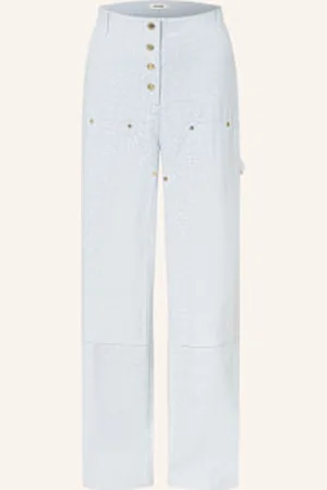 Sandro Jeansy Wide Leg Z Ćwiekami blau