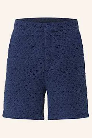 Daily paper Szorty Szydełkowe Lace Shield blau
