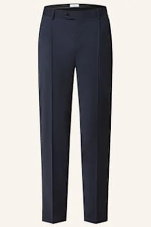 Digel Spodnie Garniturowe Nilo Slim Fit blau