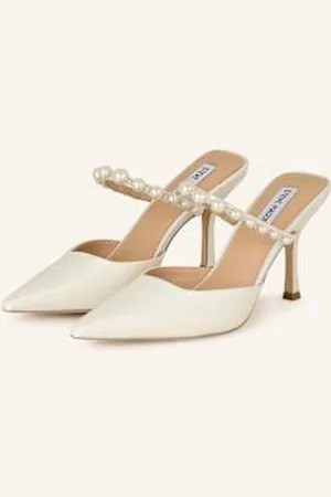 Steve Madden Mules Brecki-P Z Ozdobnymi Perełkami weiss