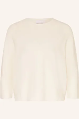 Rich & Royal Sweter Z Rękawem 3/4 weiss
