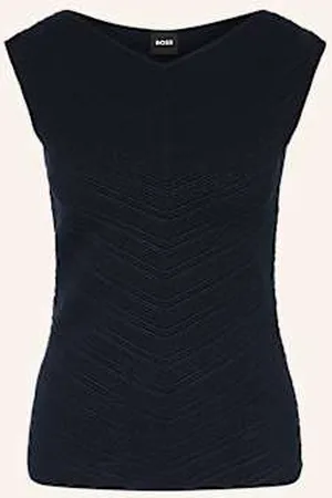 HUGO BOSS Top Faitini blau