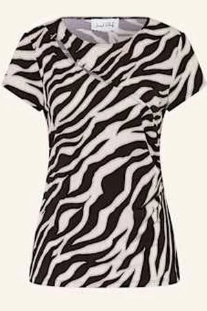 Joseph Ribkoff T-Shirt Z Wycięciami beige