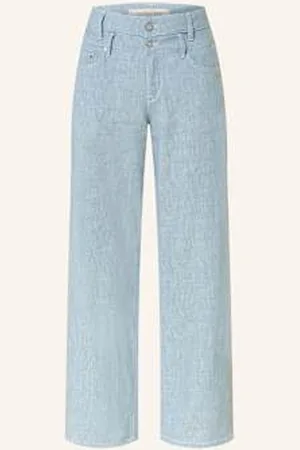 Gang Jeansy Wide Leg 94cara blau
