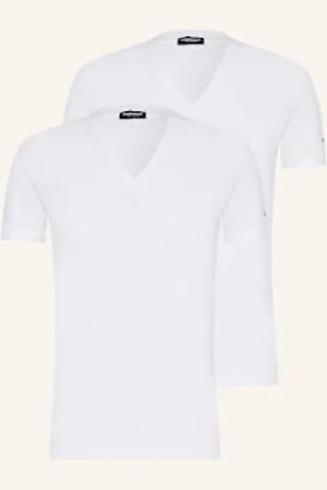 Dsquared2 T-Shirty, 2 Szt. weiss