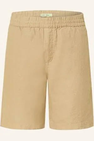 Samsøe Samsøe Samsøe Samsøe Szorty Smith Z Lnu beige