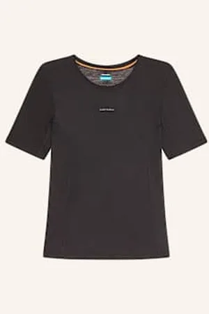 Icebreaker T-Shirt Merinomix 75 Cool-Lite™ schwarz