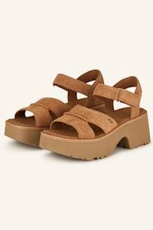 UGG Sandały Na Platformie New Heights braun