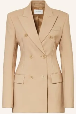 Sportmax Długi Blezer Gelly beige
