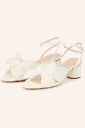 Loeffler Randall Sandały Na Obcasie Dahlia weiss