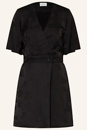 Claudie Pierlot Sukienka Kopertowa schwarz
