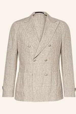 Windsor Marynarka Garniturowa Salino Extra Slim Fit Z Lnu beige
