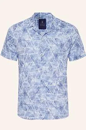 DESOTO Koszula Z Klapami Lido Regular Fit blau