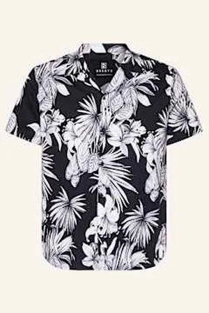 DESOTO Koszula Z Klapami Lido Regular Fit schwarz